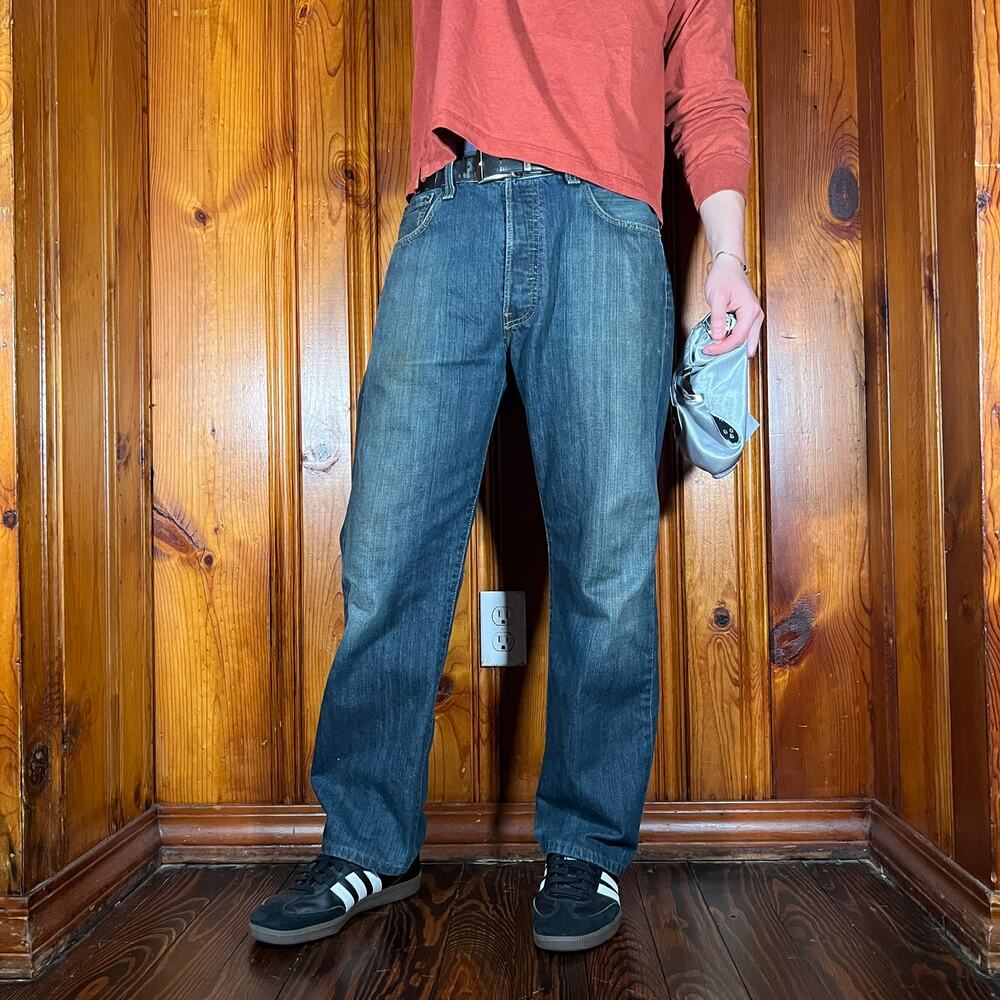 Levi's 34x28 Classic Jeans Blue Straight